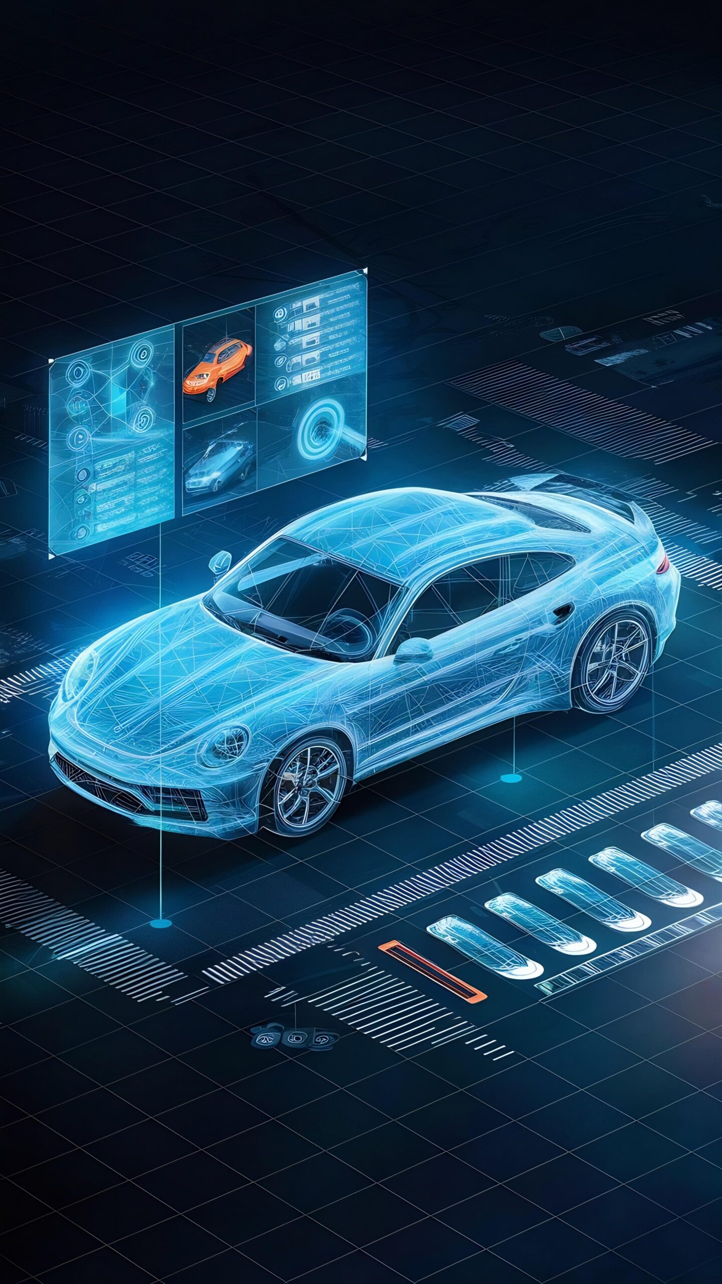 diagnostic-auto-hud-style-scan-automobile-3d-visualisation-hologram-3d-illustration